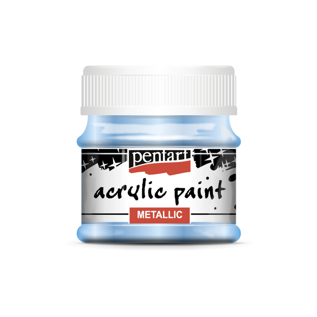 Pentart Metallic Acrylic Paints : Colour Variety 50ml