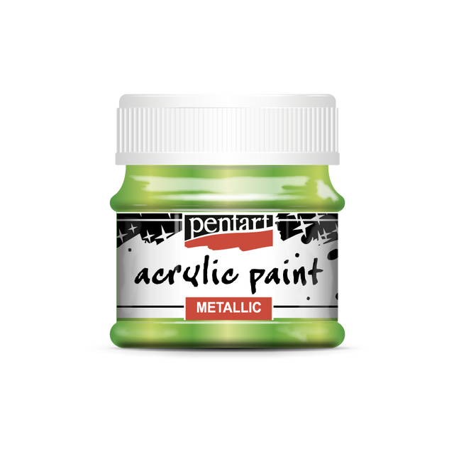 Pentart Metallic Acrylic Paints : Colour Variety 50ml
