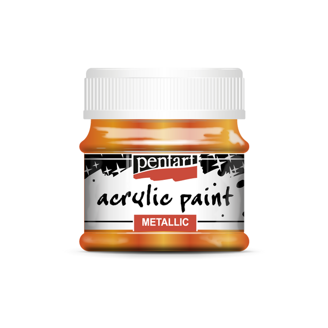 Pentart Metallic Acrylic Paints : Colour Variety 50ml