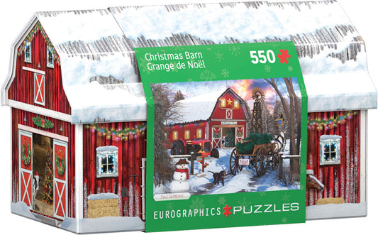 Holiday Farm Tin 550pc Puzzle