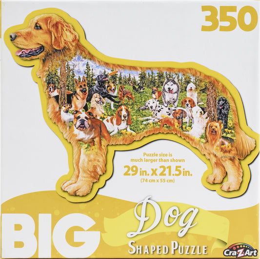 Dog Shaped Puzzle 350 Pieces