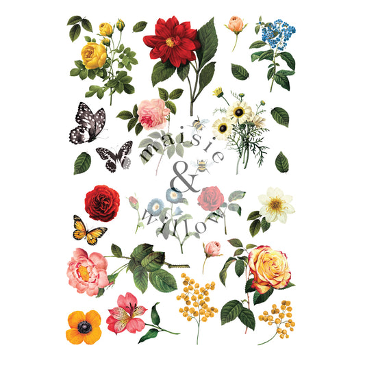 Maisie and Willow - Decor Transfers - Majestic Garden 17x24"