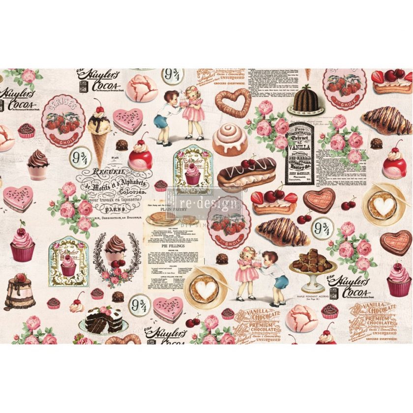 Re-Design With Prima®  Decoupage Decor Tissue Paper - Super Decadent - 19x30"