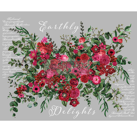 Re-Design With Prima® Decor Transfers - Earthly Delight - 24x35"