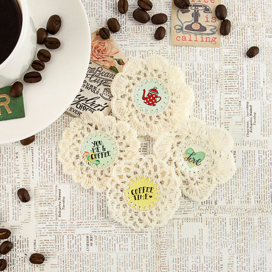 Prima Marketing : Coffee Break Crochet Icons