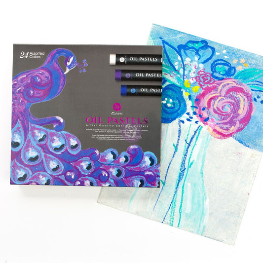 Prima Marketing - Soft Oil Pastels 24pcs