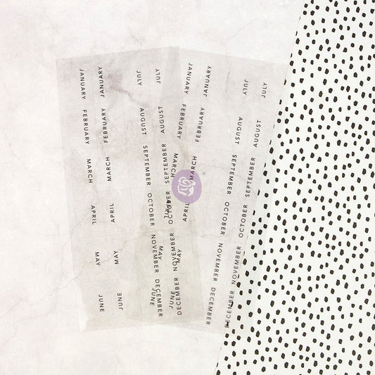 Prima - My Prima Planner Embellishments - Monthly Tab Stickers