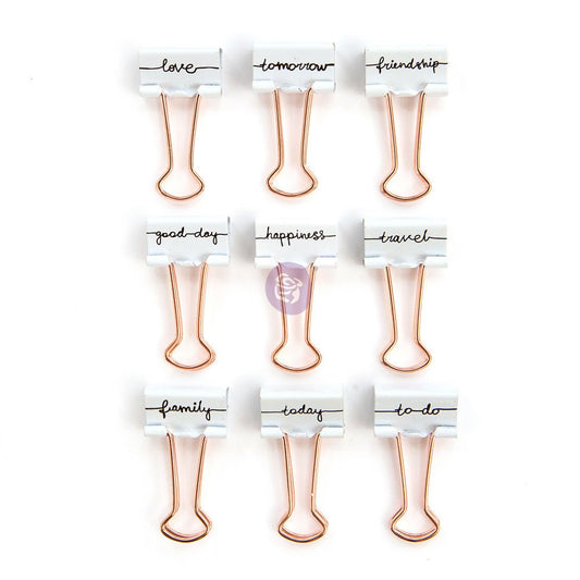 Prima - My Prima Planner Embellishments - Binder Clips 1
