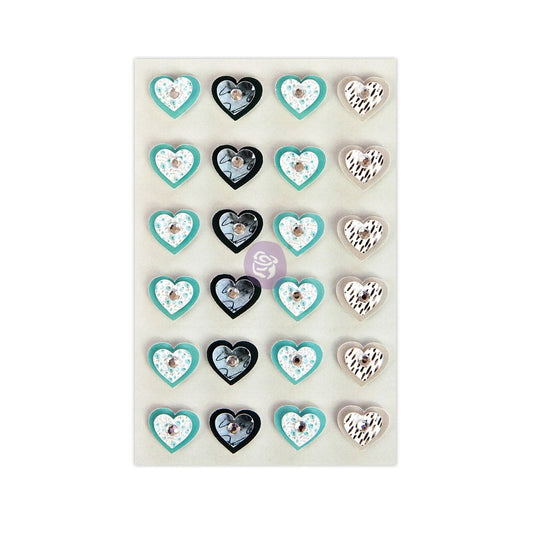 Prima - Prima Travel Journal Flowers - Aqua Love
