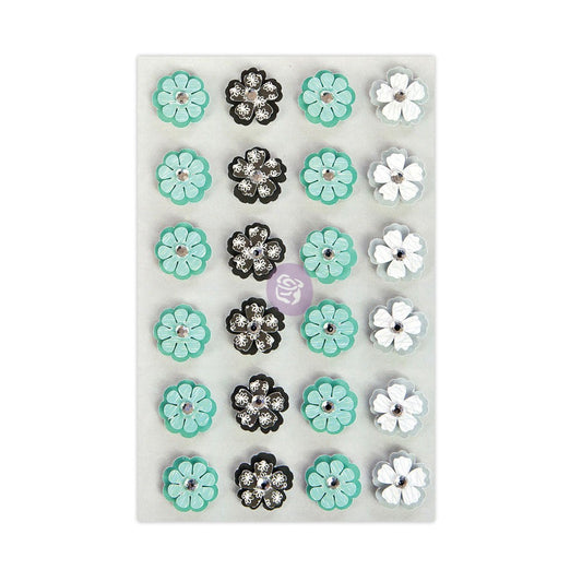 Prima - Prima Travel Journal Flowers - Seafoam Flora