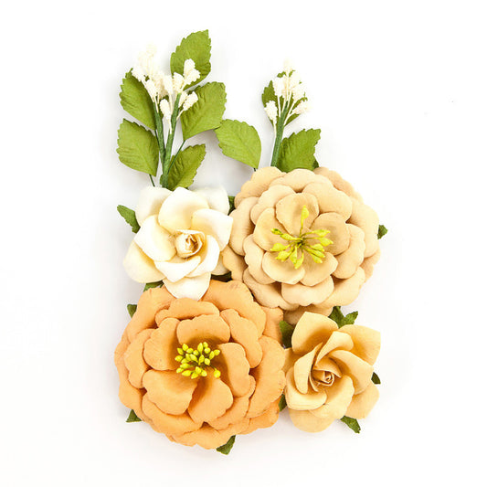 Prima Marketing : Amber Moon Collection - Flowers - Pumpkin