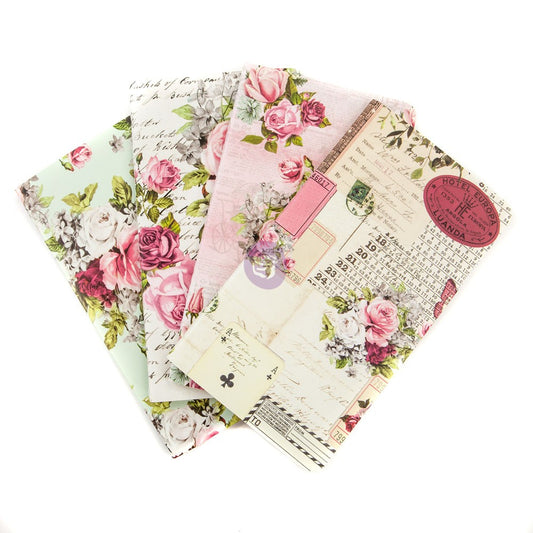 Prima Traveler's Journal Misty Rose Notebook Set