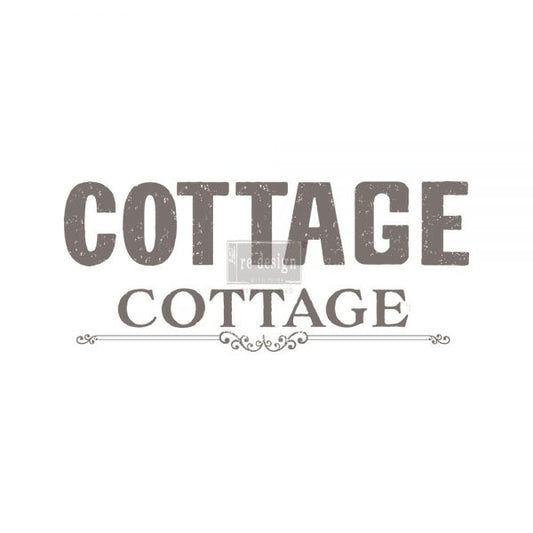 Re-Design With Prima® Decor Transfers - Cottage 36.2x17"