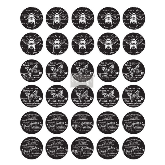 Re-Design With Prima® Knob Transfer - French Noir 8.5x10.5"