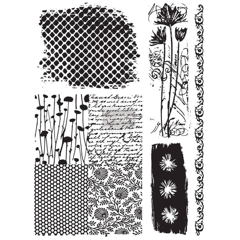 Re-Design With Prima® Decor Transfer - Nature & Scripts 17x23"