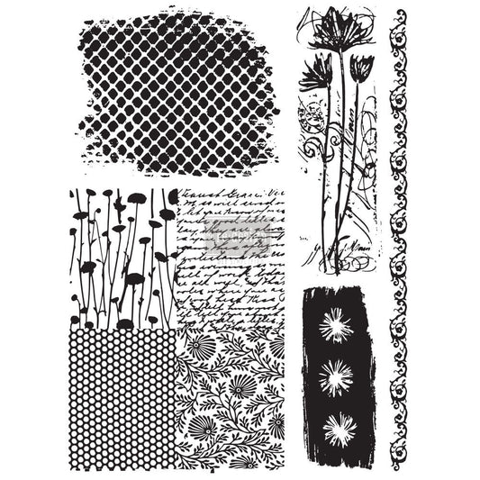 Re-Design With Prima® Decor Transfer - Nature & Scripts 17x23"