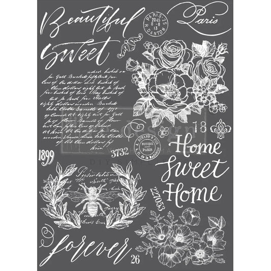 Re-Design With Prima® Decor Transfers - Beautiful Home - 24x34"