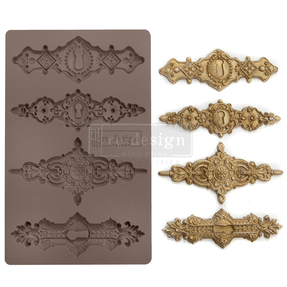 Re-Design With Prima® Decor Mould - Tulumn Keyholes 5x8"
