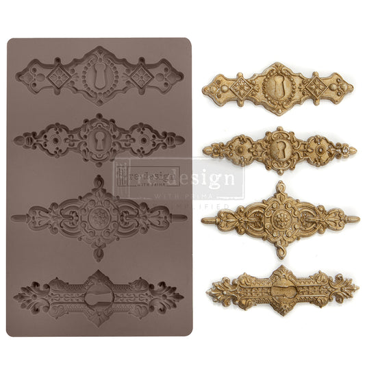 Re-Design With Prima® Decor Mould - Tulumn Keyholes 5x8"