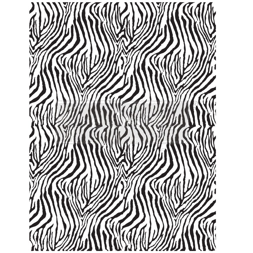 Re-Design With Prima®  Decor Transfer : Zebra 24x33.4"