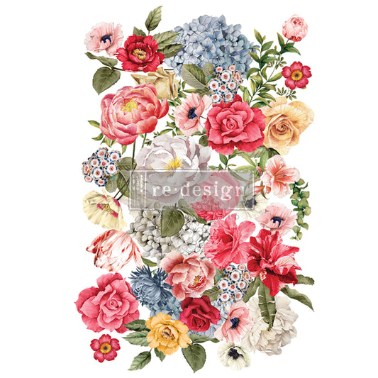 Re-Design With Prima® Decor Transfers - Wondrous Floral II 24x35"
