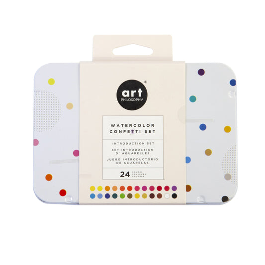 Art Philosophy : Watercolor Confetti Set