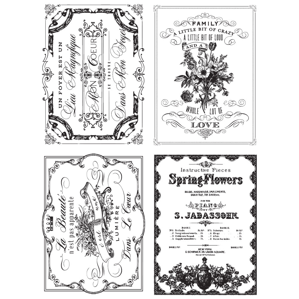 Re-Design With Prima® Decor Transfer - Spring Flowers 24x32"