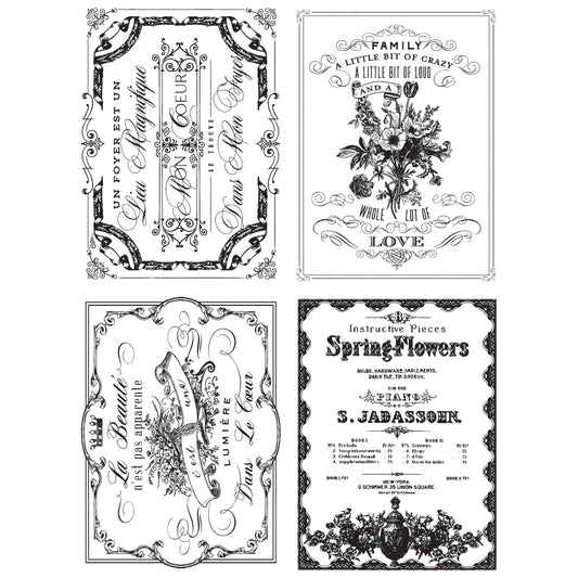 Re-Design With Prima® Decor Transfer - Spring Flowers 24x32"