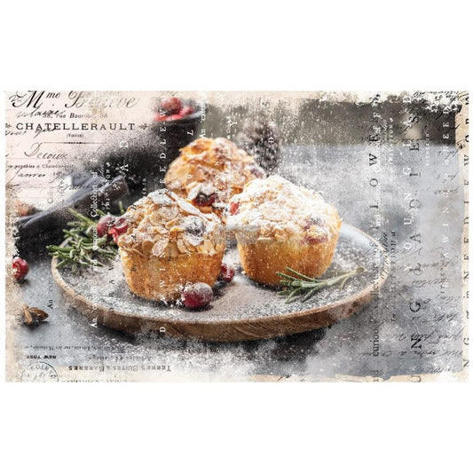 Re-Design With Prima®  Decoupage Decor Tissue Paper - Warm Desserts - 19x30"