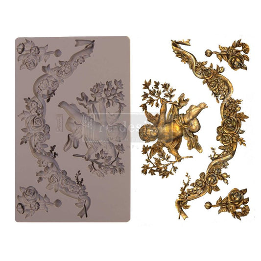 Re-Design With Prima® Decor Moulds  – Divine Floral - 5x8"