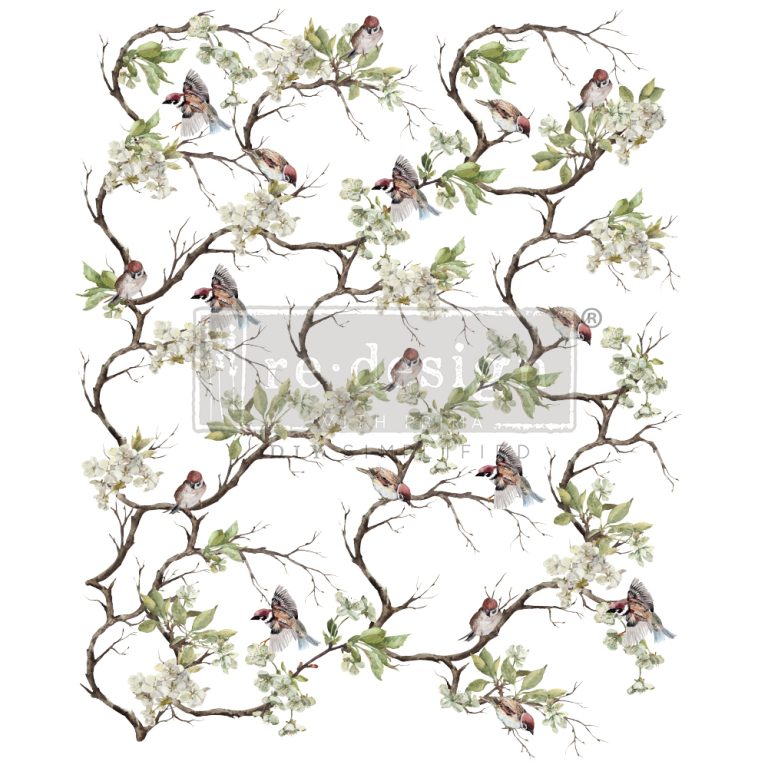 Re-Design With Prima®  Decor Transfer : Blossom Flight 24x35"