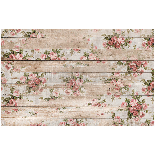 Re-Design With Prima® Decoupage Decor Tissue Paper - Shabby Floral 19.5x30"