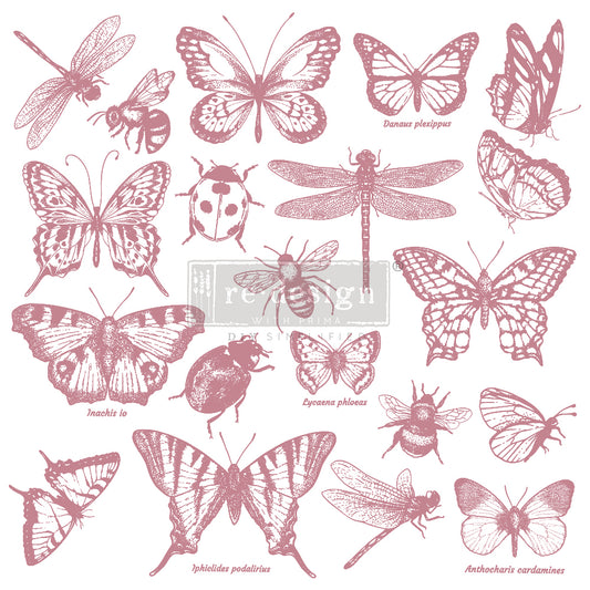 Clearly Aligned Decor Stamps - Monarch Collection - 12x12"