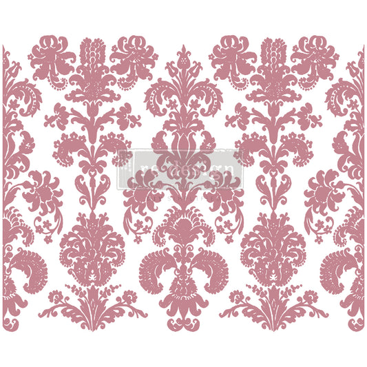 Clearly Aligned Decor Stamps - Stamped Damask - 12x12" (1 pcs)