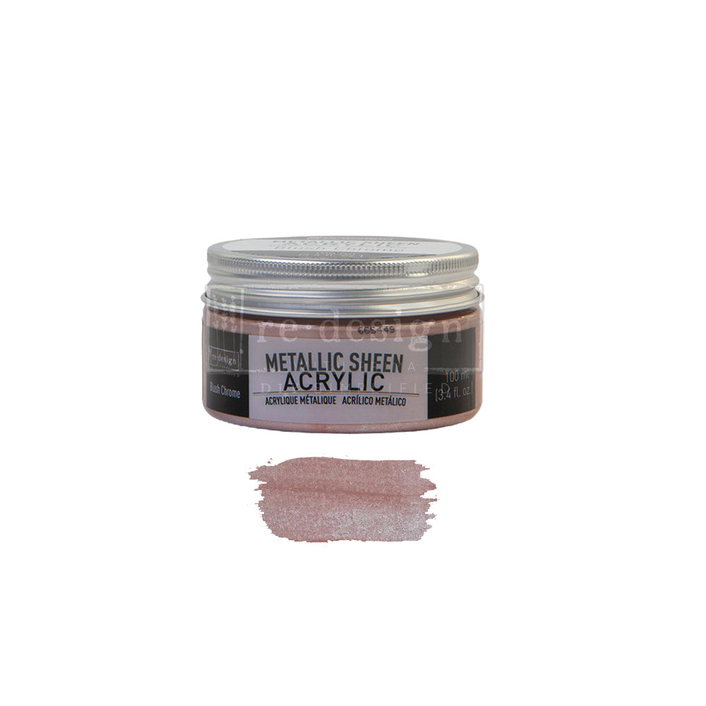 Re-Design With Prima® Metallic Sheen Acrylic Paints - Colour Variety