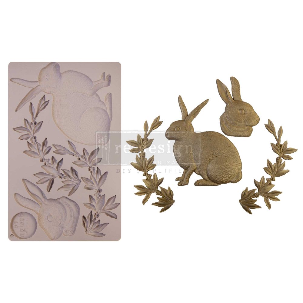 Re-Design With Prima® Decor Moulds - Meadow Hare - 5"x8", 8mm