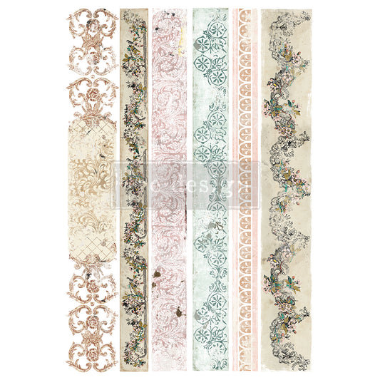 Re-Design With Prima® Decor Transfers - Distressed Borders - 24x35"