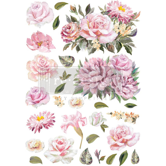 Re-Design With Prima® Decor Transfers - Rose Quartz 24x35"
