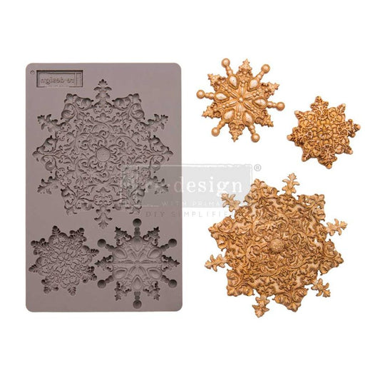 Re-Design With Prima® Decor Moulds - Snowflake Jewels 5"x8", 8mm