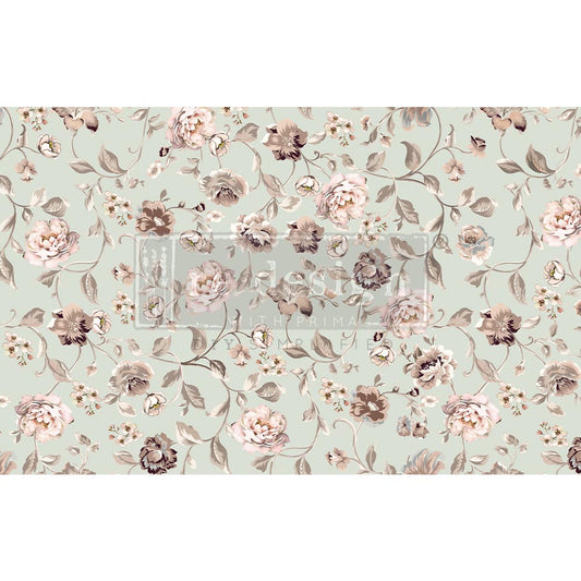 Re-Design With Prima® Decoupage Decor Tissue Paper - Neutral Florals - 19 x 30"