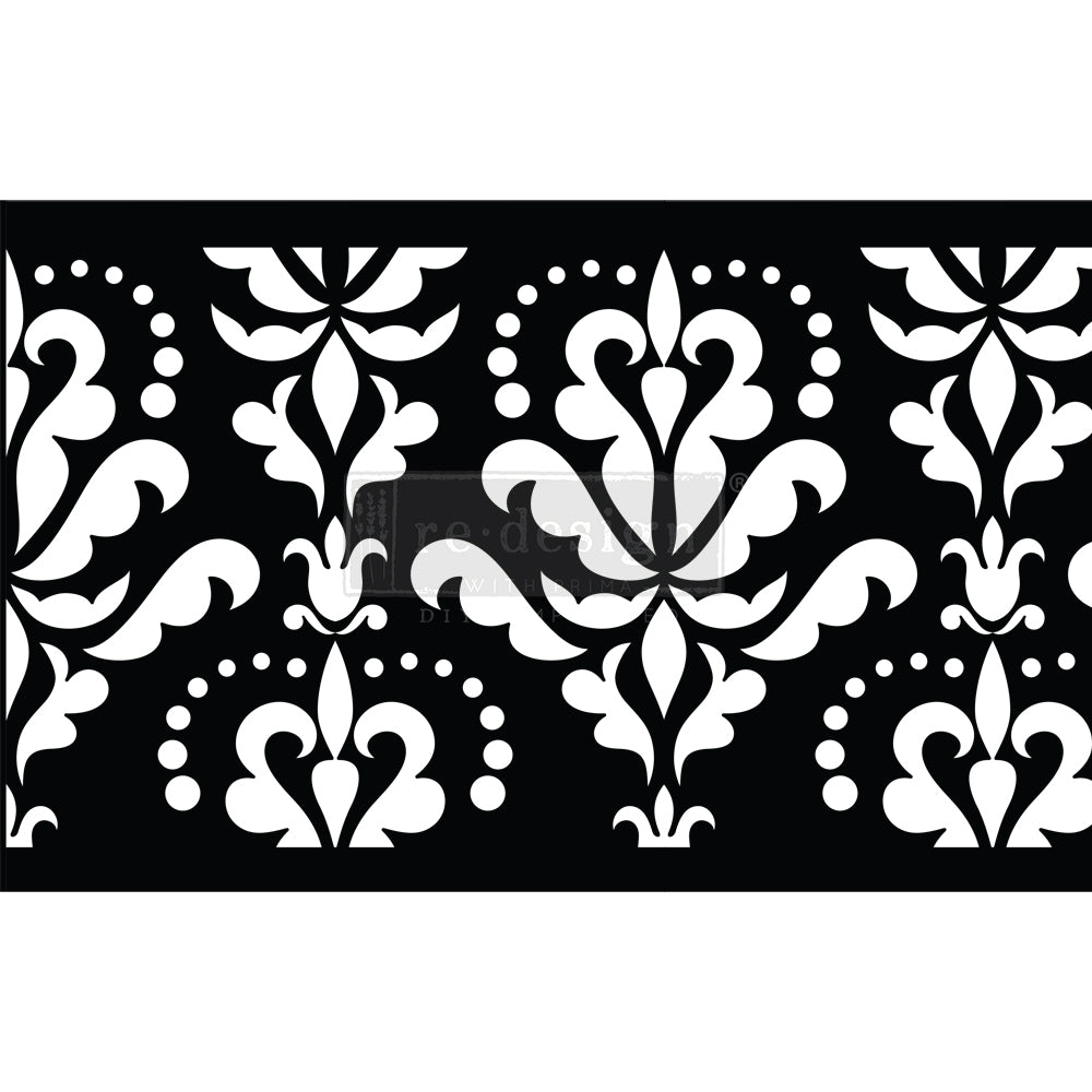 Re-Design With Prima® Stick & Style Stencil Roll - Damask Flourish 3 yards