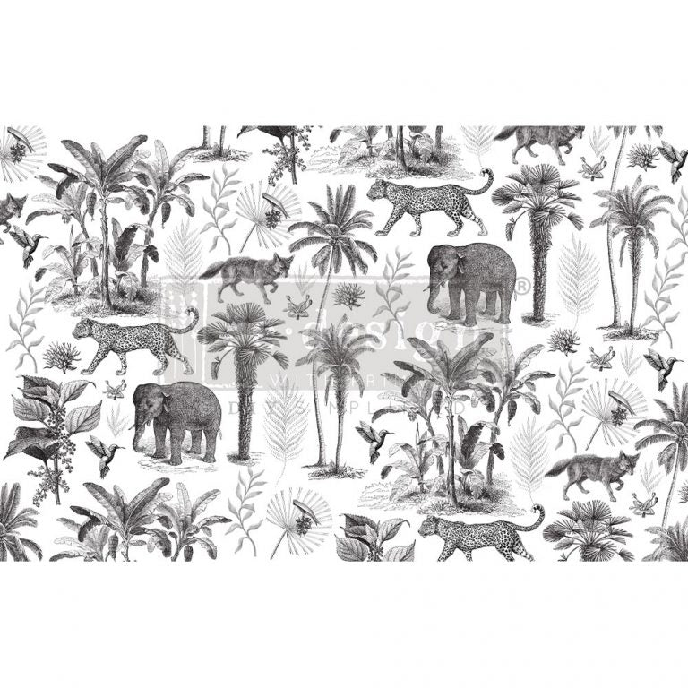 Re-Design With Prima®  Decoupage Decor Tissue Paper - Wild Savanna 19.5x30"