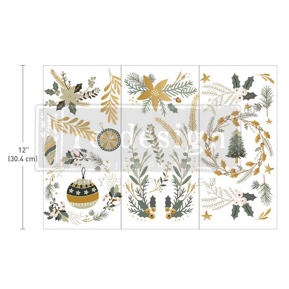 Re-Design With Prima® Mini Transfer - Holiday Spirit 6x12"