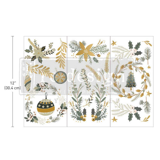 Re-Design With Prima® Mini Transfer - Holiday Spirit 6x12"