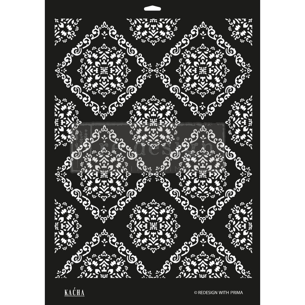 Re-Design With Prima® Kacha Decor Stencil : Modern Moroccan 18x25.5"