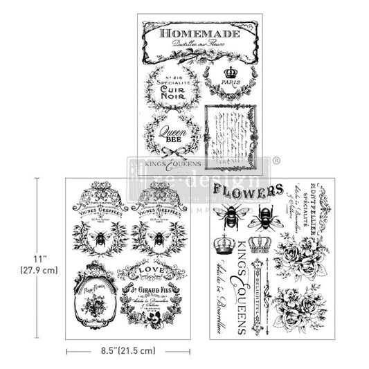 Middy Transfer French Labels