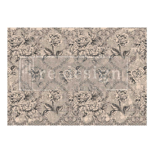 Re-Design With Prima® 1A Decoupage Rice Paper - Antique Lace - 23.4 x 33.1"