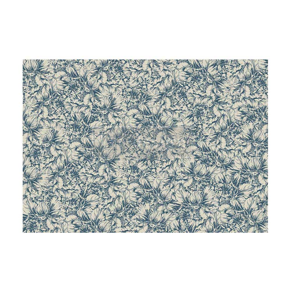 Re-Design With Prima® 1A Decoupage Rice Paper - Blue Wallpaper - 23.4 x 33.1"