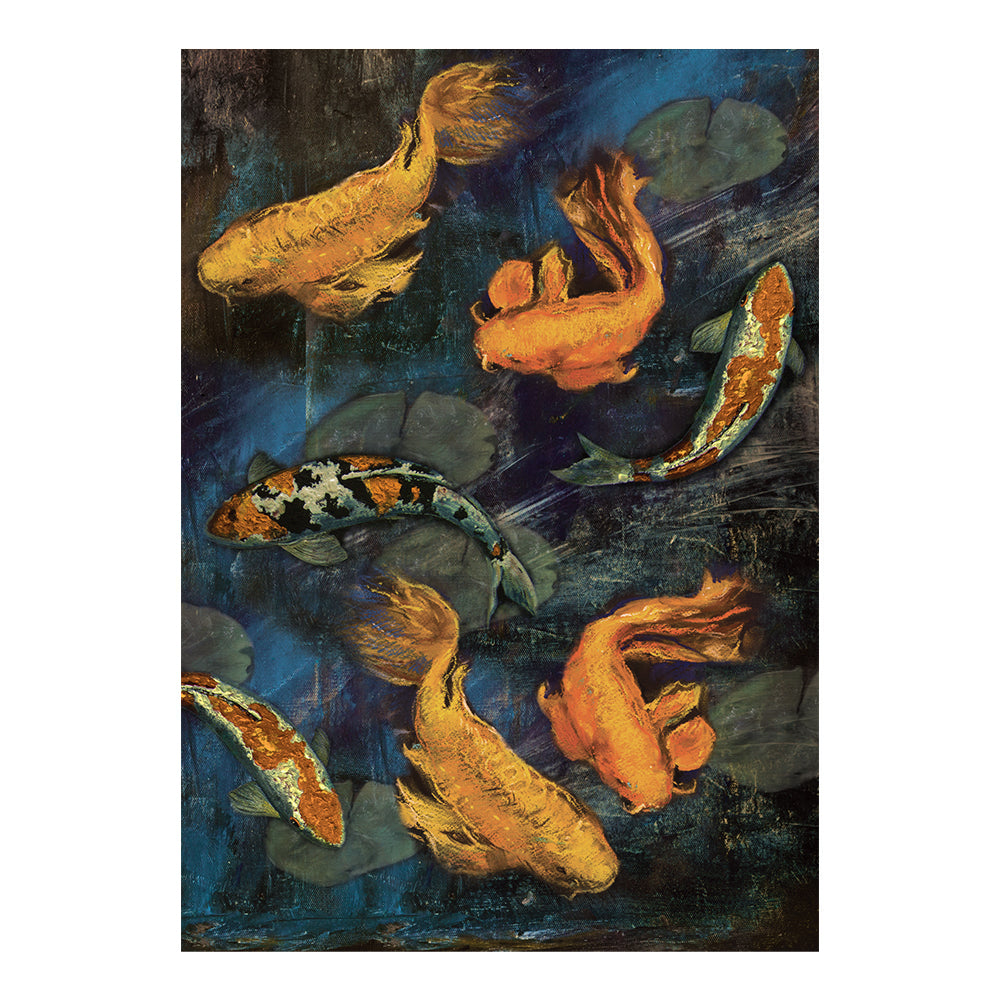 Re-Design With Prima® Decoupage Fiber - Koi Pond - 23.4x33.1"