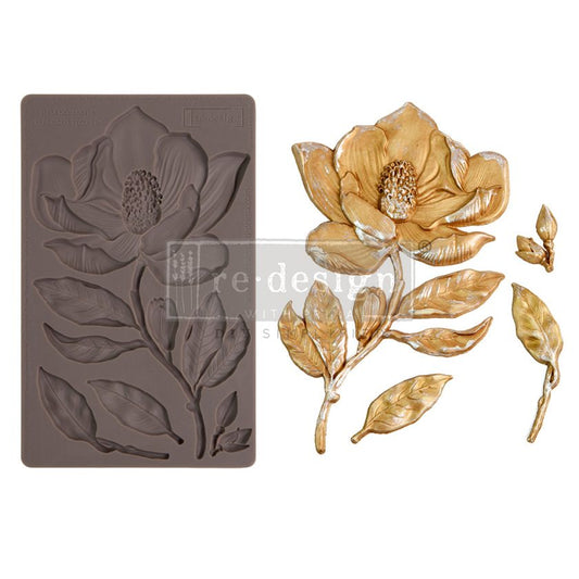 Re-Design With Prima® Decor Moulds - Magnolia Flower - 5"x8", 8mm